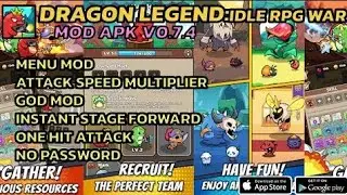 dragon legend:ldle rpg war (HACKED) #dragonlegend #hack #modmenu #op #modapk #happymod #delta