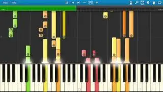 Bob Marley - Jammin - Piano Tutorial - Synthesia - How To Play