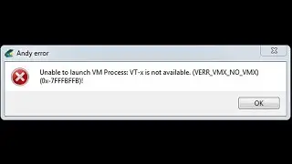 VT-x not available