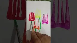 Spoon painting #acrylic #art #shortsviral #easy tricks