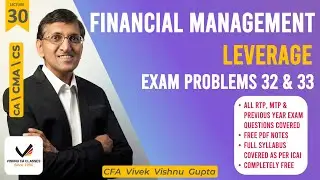 Leverage | Exam Problems (7) | CA Inter FM