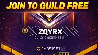 JOIN MY GUILD 🔥 FREE ENTRY | PRO FF GUILD