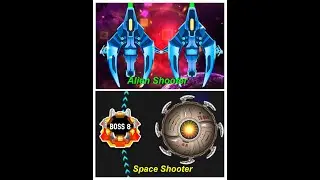 Space Shooter. Boss 8 Vs Alien Shooter. Boss 8