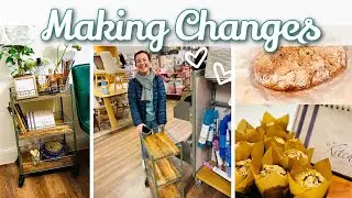 MAKING CHANGES | Changes At Home | Homesense Shopping | Easiest Bread Recipe
