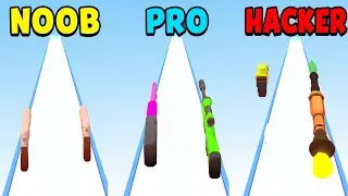 NOOB Or PRO Or HACKER In Weapon Jump