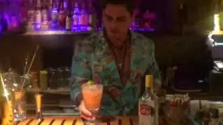 Mauritius Hot Plum with St Aubin White Agricole Rum by Georgi @ Mahiki London