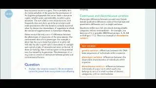 Biology Chapter 17 Theory 1