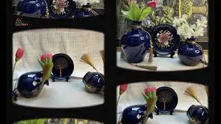 Elegant Flower Vase Showpiece &ndash; Modern Decorative Home Accent | Familia Mart &ndash; Your Family Store