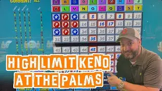 Exciting Action at The Palms after my Jackpot! Big Bets and Crucial Wins! Let’s Go Keno