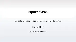 IS-PROJ - Format Scatter Plot - Export *.png - G SHEETS