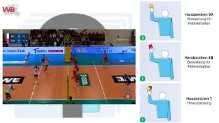 Volleyball, VVB Lehrvideo zu offiziellen Handzeichen der Schiedsrichter, Teil 2, Volleyball Rules