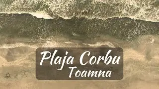 Plaja Corbu Toamna | Zbor cu drona | Peste Plaja Pustie | Peste Mare | Plaja și Valuri