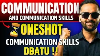 COMMUNICATION AND COMMUNICATION SKILLS|ONESHOT|PRADEEP GIRI SIR