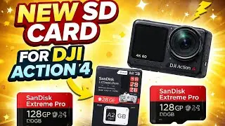 DJI Action 4 ke Liye Best SD Card! 4K Recording Test 🔥