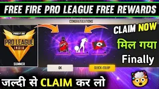 PRO LEAGUE INDIA FREE REWARDS REDEEM CODE || HOW TO GET PRO LEAGUE EVENT MILESTONE REWARDS FREE FIRE