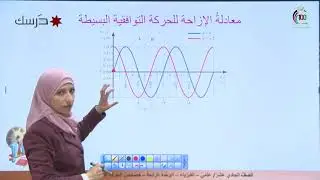 الحركة التوافقية البسيطة/ خصائص الحركة التوافقية البسيطة ج3/ فرق الطور في الحركة التوافقية