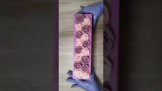 Handmade Cold Process Soap- Piping Leaves