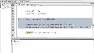 Numeric Variables in Java