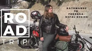 Kathmandu to Pokhara on a Bike 🏍️ | Stunning Views of Himalayas & Road Conditions | Nepal | imRamya