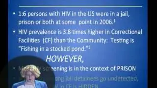 International Treatment as Prevention Workshop - Anne Spaulding, Correctional System