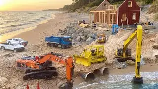 DIY Mini Truck Builds Strong Cement Bridge | Creative Engineering Construction Project : RC song