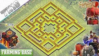 NEW BEST TH10 Base 2019 with REPLAY | TH10 Farming/Trophy Base - Clash of Clans