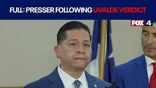 Full: Press conference following Uvalde shooting trial of Adrian Gonzales