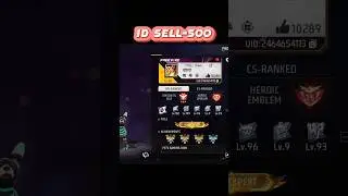 ID SELL FOR RS-500 LEVEL-66 FOR REAR ID||🙏💥 #sorts #shorts #shortvideo