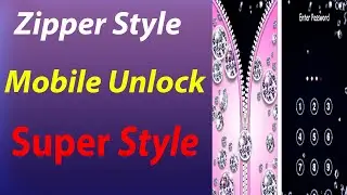 Android Lock Style Change | Zipper Lock Screen App
