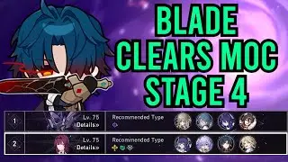 Scuffed F2P Blade Clears Memory Of Chaos Stage 4 Vs Kafka | Honkai Star Rail Memory Of Chaos Stage 4