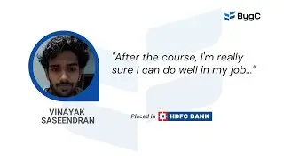 Student Success stories | Vinayak speaks about his journey
