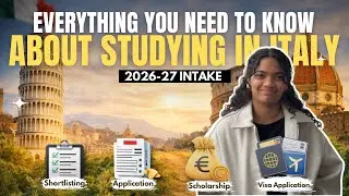 How to apply for Italian universities 2026&ndash;27 | Application, Scholarship& Visa guide #italy #europe