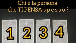 CHI  è la persona che ti pensa SPESSO? #taronlinelettura #lettura_tarocchi