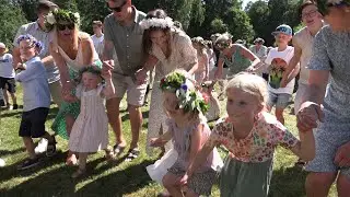 Midsommarfirande i Asphagen Tengene Grästorp