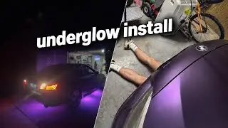 Underglow Install on 535i | Full DIY Install & Night Reveal