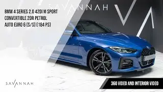BMW 4 SERIES 2 0 420i M Sport Convertible 2dr Petrol Auto Euro 6 ss 184 ps