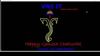 Wish you a vinayaka chavithi from VNS using python #shorts