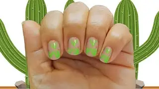 Cactus Nail Art #Shorts