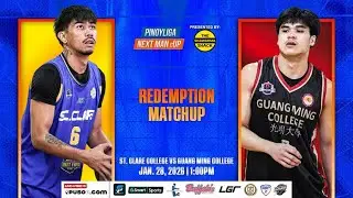 PINOYLIGA NEXT MAN CUP S4 | ST. CLARE COLLEGE SAINTS VS GUANG MING COLLEGE FLYING DRAGONS