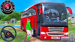 Real 4x4 Offroad Bus Driving 2024 - Coach Uphill Bus Drive Simulator 3D - Android GamePlay