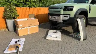 New Defender front bash plate / sump guard / skid plate - easy fit non OEM aftermarket review (L663)