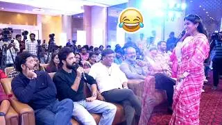Anchor Fun Inteaction With Band Melam Movie Valentines Day Special Glimpse Launch Event ||Bullet Raj