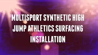 MultiSport Synthetic High Jump Athletics Surfacing Installation