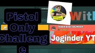 Pistol Only Challenge With THARA BHAI JODINDRA in Mini Militia