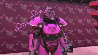 Fallout 76 Valentines Day Power Armor Paint Showcase