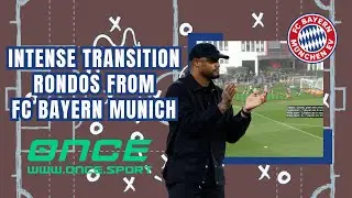 INTENSE Transition Rondos with Two Goals 🎯 | FC Bayern Munich Style by Vincent Kompany