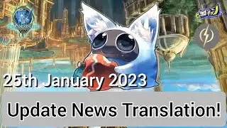Toram - January 2023 Update News Translation Note!