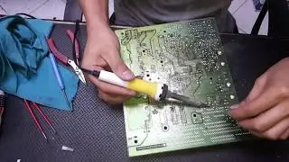 Reparación tarjeta ZSUS TV PLASMA LG 50PJ260 mediciones, cambio de mosfet 2da parte