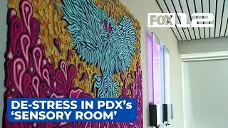 ‘Sensory Room’ at PDX gives travelers peaceful place to de-stress
