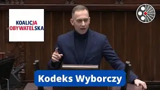 Cezary Tomczyk - o zmianie ustawy &ndash; Kodeks wyborczy